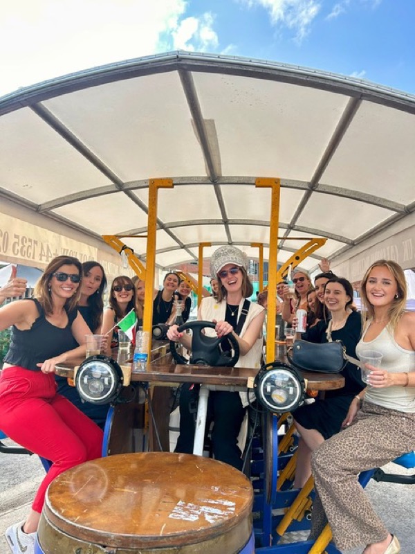 Beer bike group in Birmingham